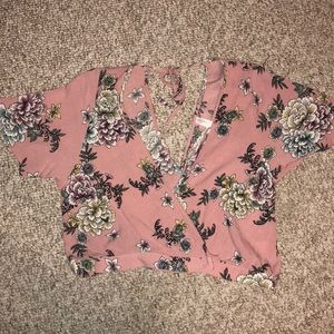 Xhilaration Tops - Floral crop top Xhilaration Tops - Floral crop top